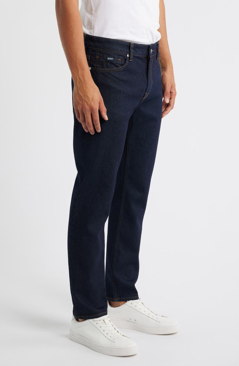 BOSS Ogden Straight Leg Jeans, Alternate, color, Navy