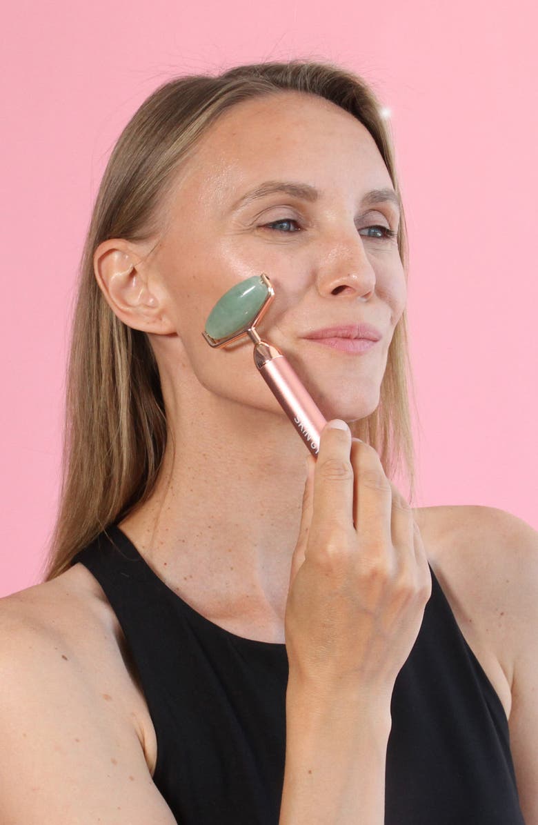 Skin Gym Jade Vibrating Lift & Contour Beauty Roller, Alternate, color, 