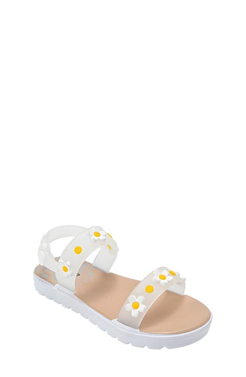 Zella 3D Flower Sandal (Walker & Toddler)