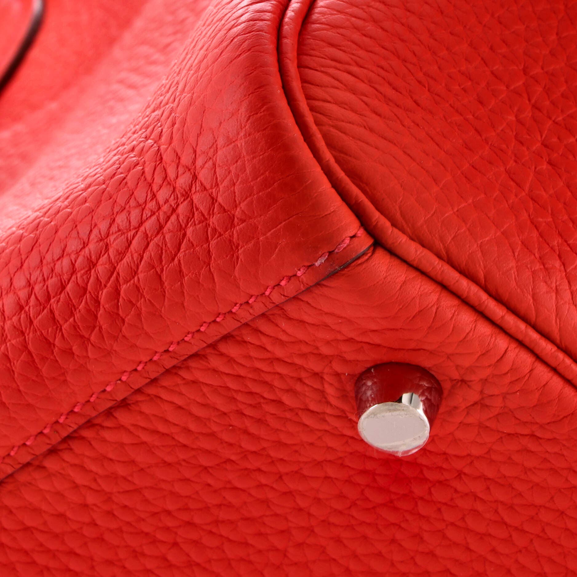 Pre-Owned Hermes Lindy Bag Clemence 30, Alternate, color, Geranium