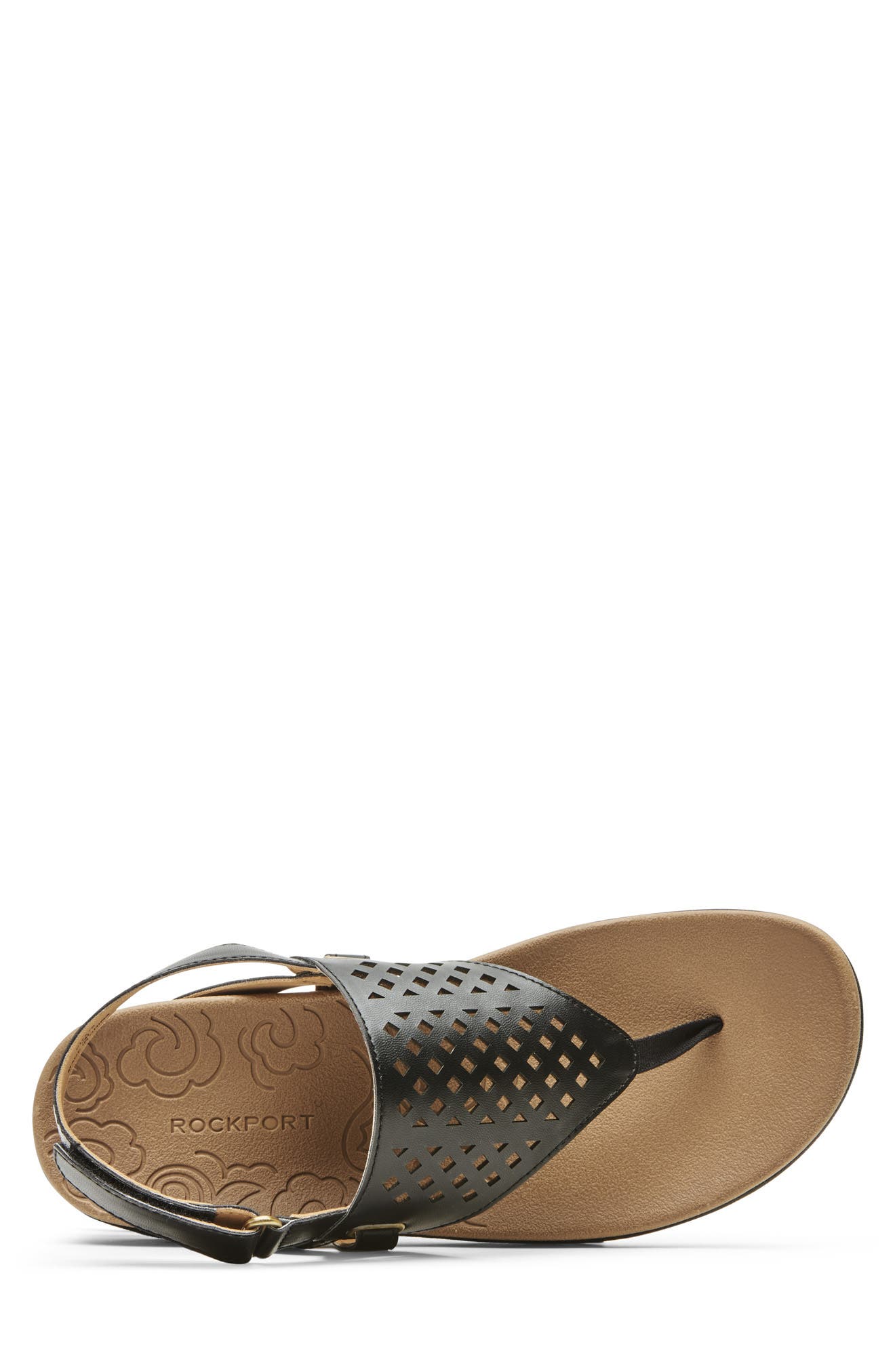 Rockport Ridge Latticed Thong Toe Sandal, Alternate, color, 