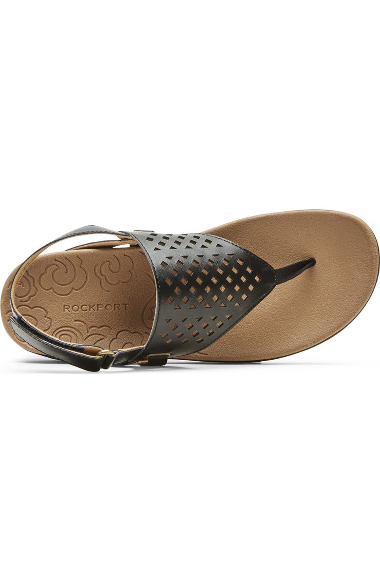 Rockport Ridge Latticed Thong Toe Sandal, Alternate, color,