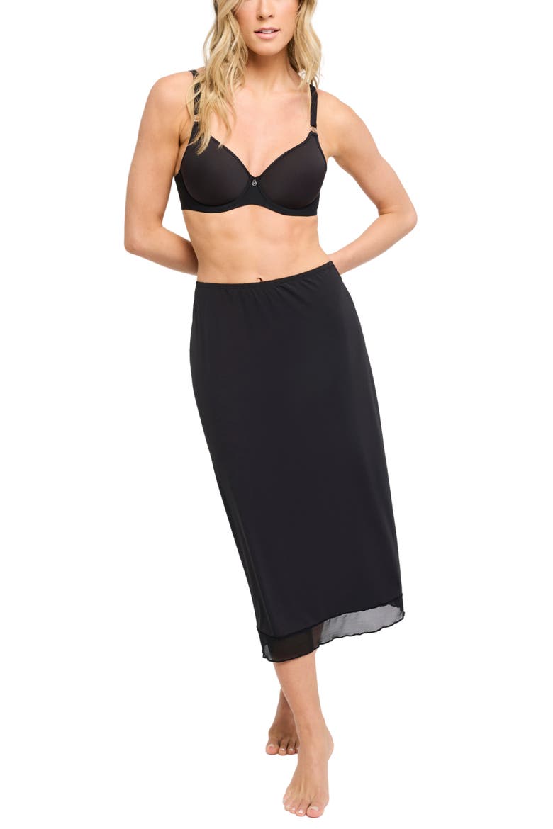 Midi Half Slip, Alternate, color, BLACK
