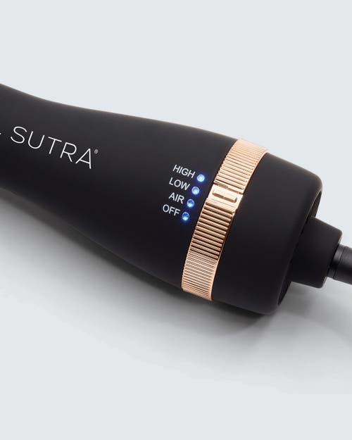 Sutra Ir Infrared Blowout Brush In Black With Rose Gold