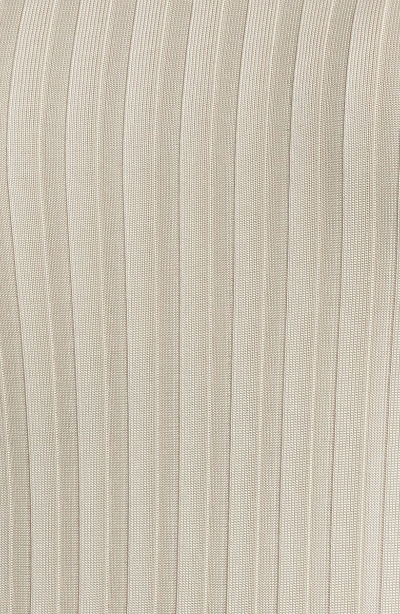 rag & bone Natalia Slim Fit Rib Top, Alternate, color, Bone