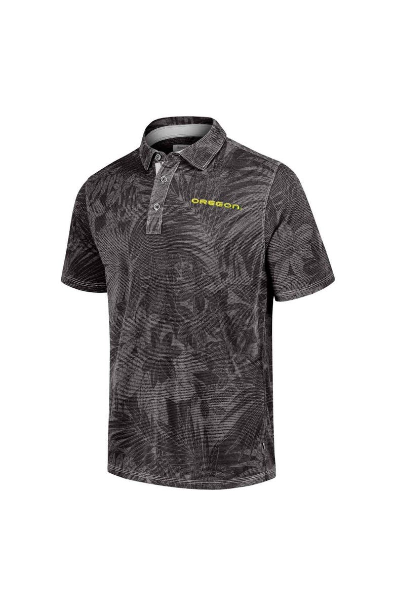 Tommy Bahama Men's Tommy Bahama  Black Oregon Ducks Sport Santiago Paradise Polo, Alternate, color, Black