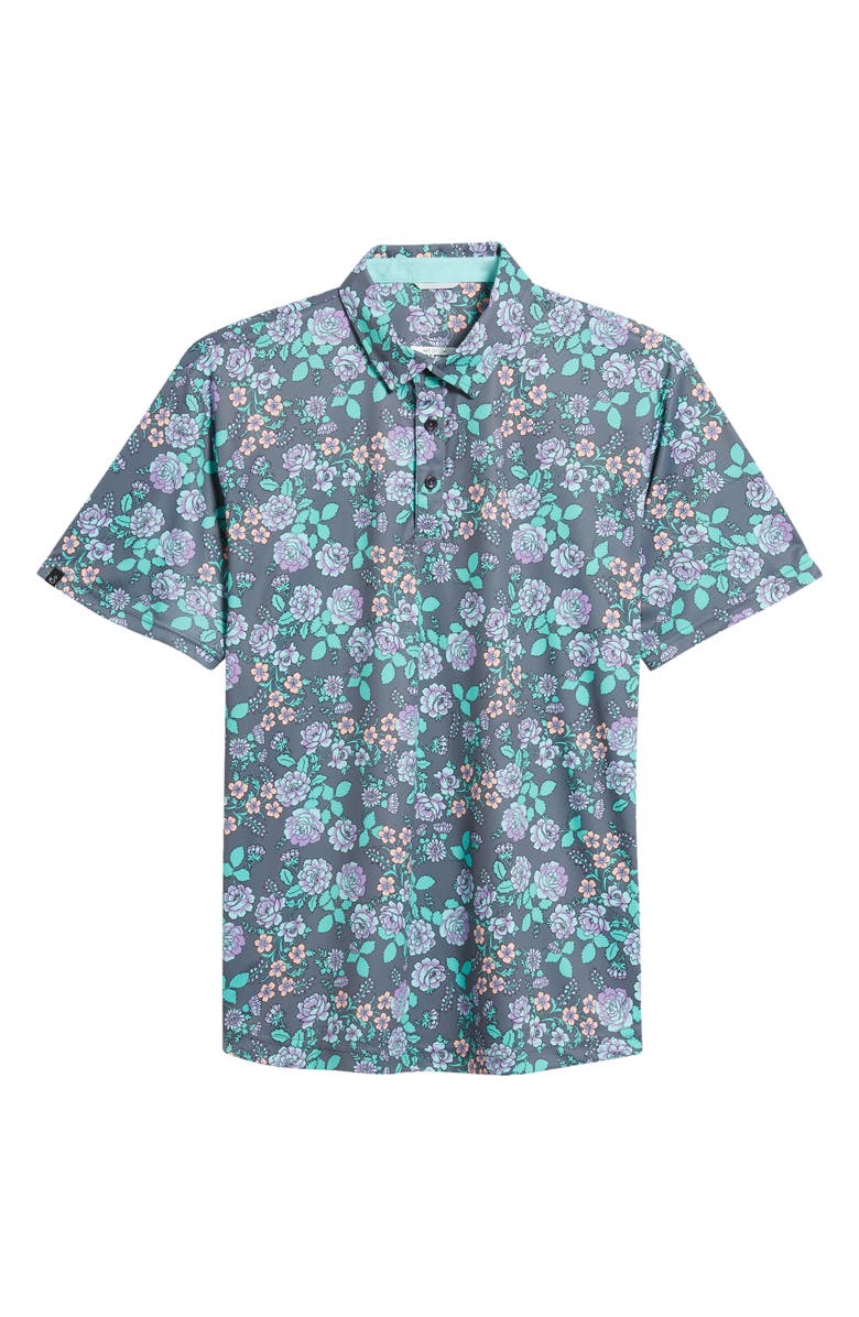 Swannies Chase Floral Golf Polo, Alternate, color, 
