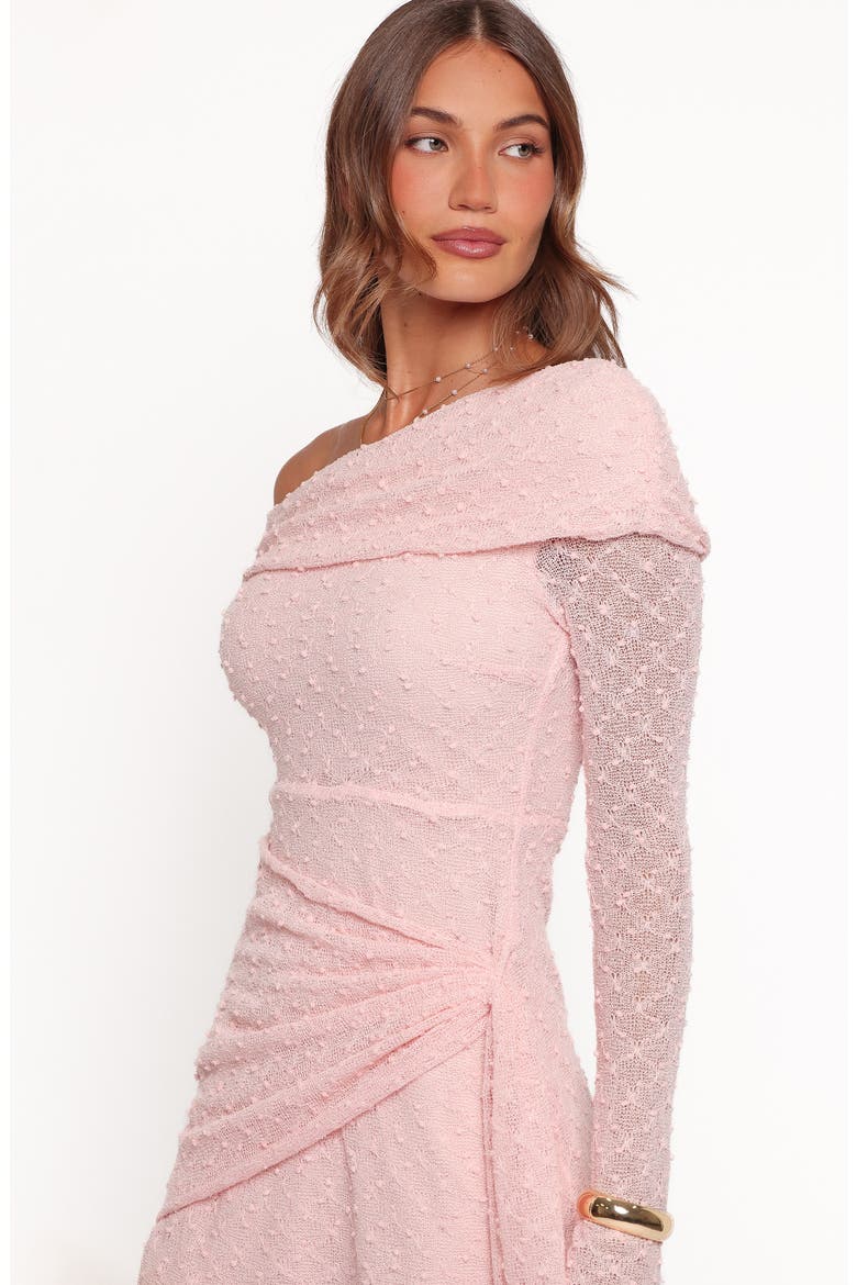 Enyd Off the Shoulder Minidress, Alternate, color, PINK