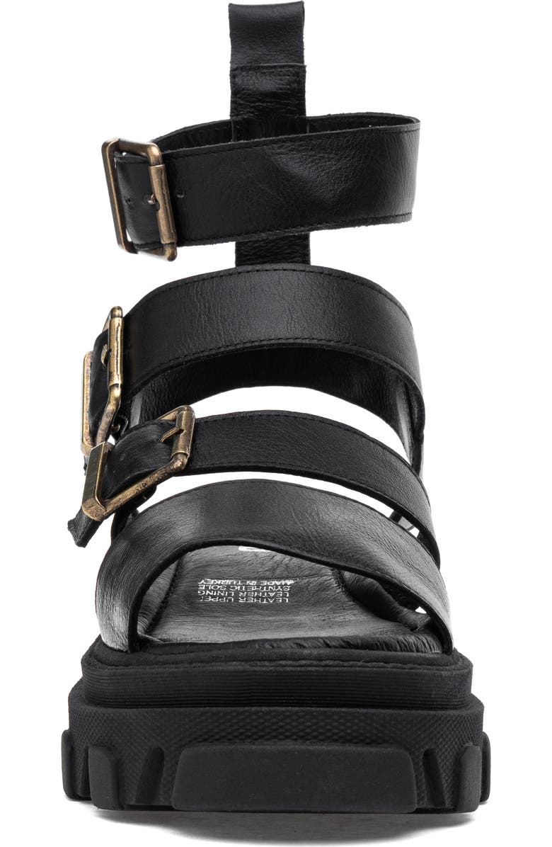 Silent D Cancan Lug Gladiator Sandal, Alternate, color,