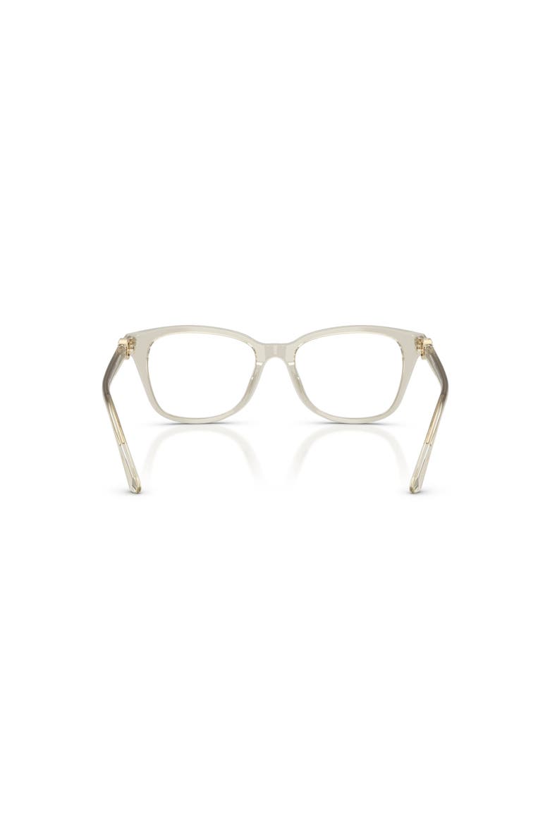 52mm Rectangle optical glasses, Alternate, color, Beige