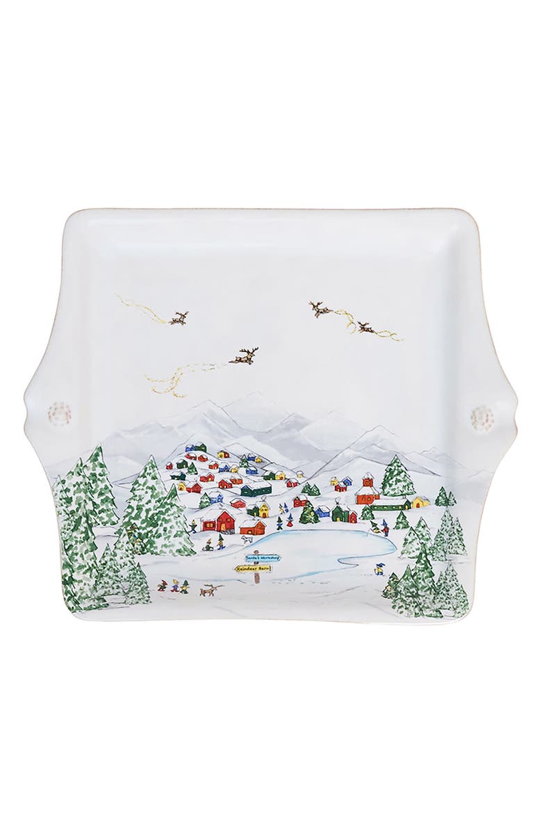 Juliska Berry & Thread North Pole Tray, Main, color, White Multi
