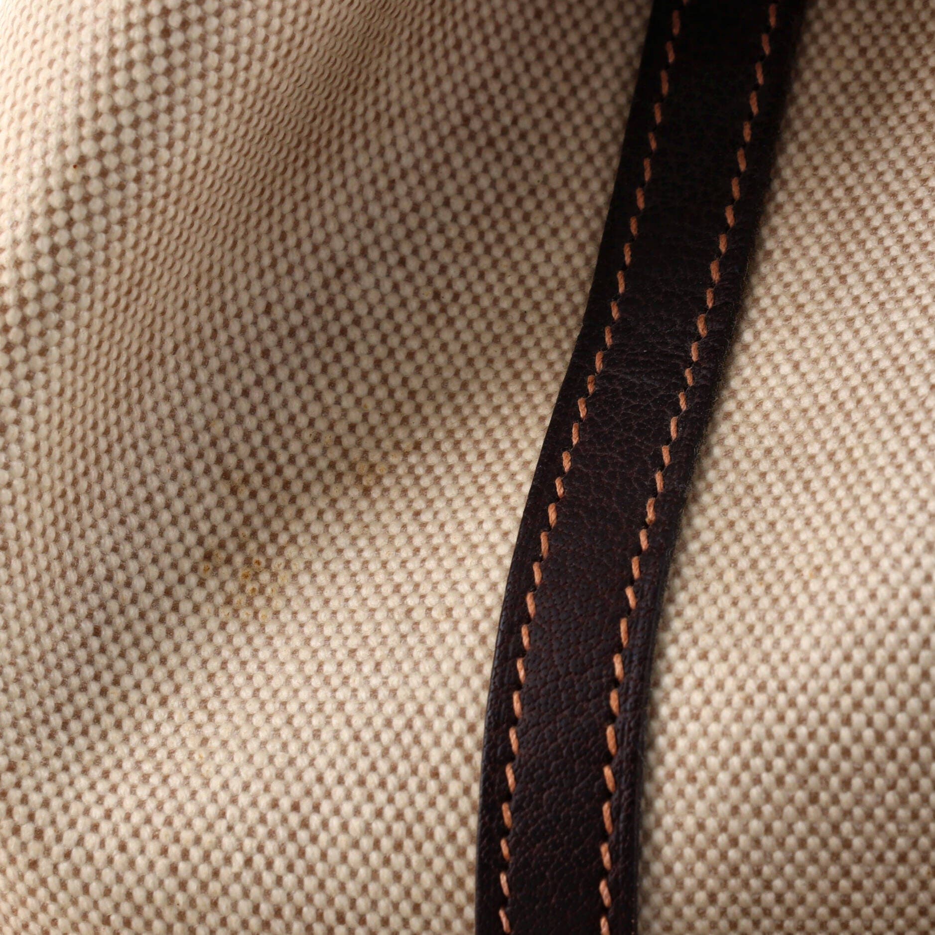 Pre-Owned Hermes Garden Party Tote Toile and Leather 36, Alternate, color, Cocaon