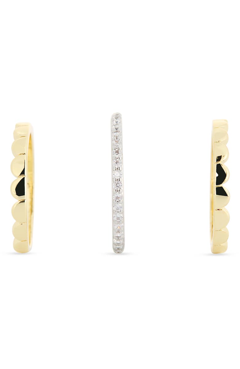 Covet Pack of 3 Assorted Stacking Rings, Alternate, color, Two Tone