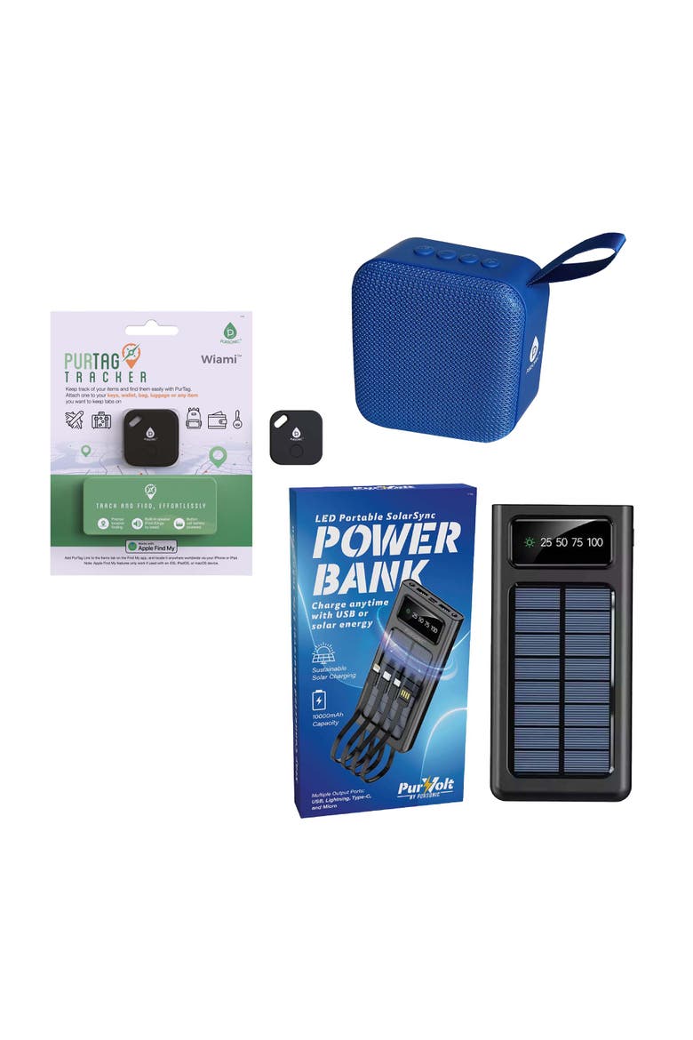 Bottle Speaker, SolarSync Power Bank & Tracker, Main, color, Black