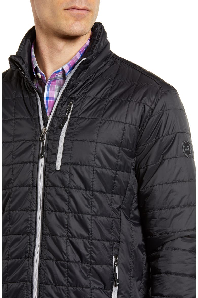 Rainier PrimaLoft® Full Zip Jacket, Alternate, color, BLACK