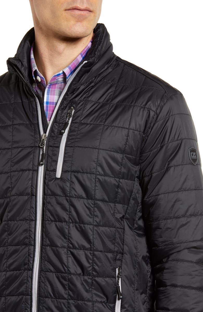 Cutter & Buck Rainier PrimaLoft<sup>®</sup> Full Zip Jacket, Alternate, color, Black