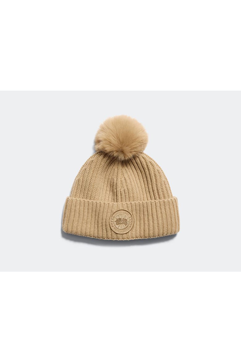 Cashmere Blend Pom Toque, Main, color, Timber Sand