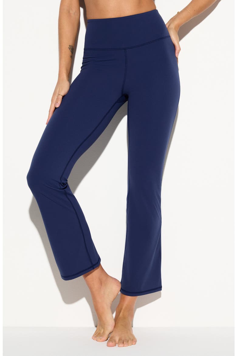 Euphoria 3\/4 Slim Flare Leggings, Alternate, color, INDIGO