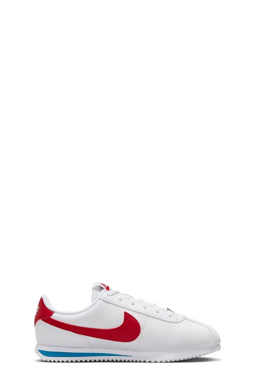 Nike Cortez Sneaker In White/varsity Red/blue