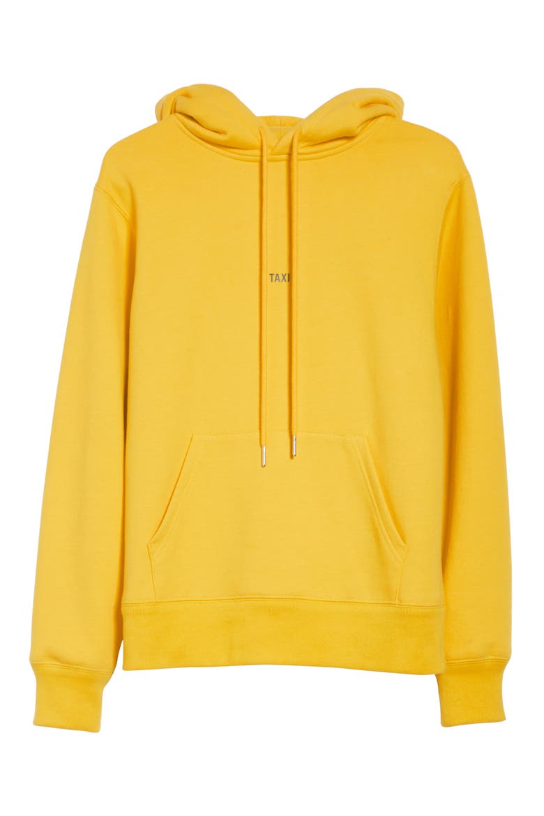 Taxi Cotton Hoodie, Alternate, color, YELLOW