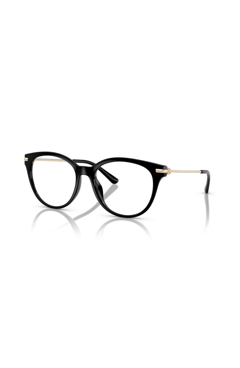Michael Kors 54mm Round optical glasses, Main, color, Black