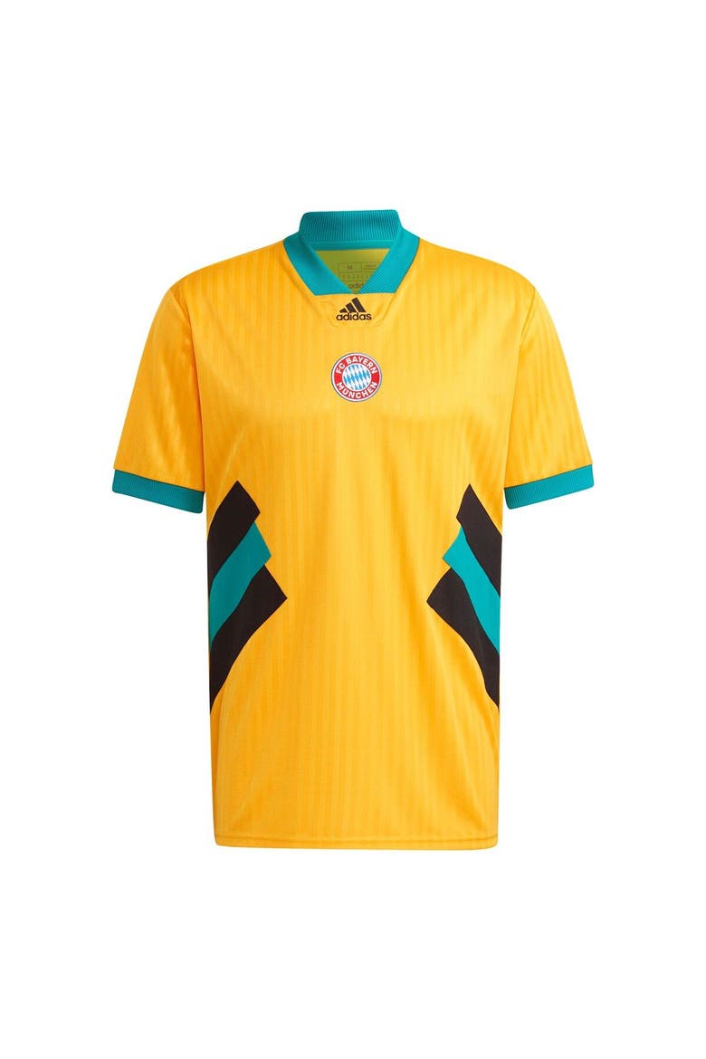 Men's adidas Yellow Bayern Munich Football Icon Jersey, Alternate, color, Yellow