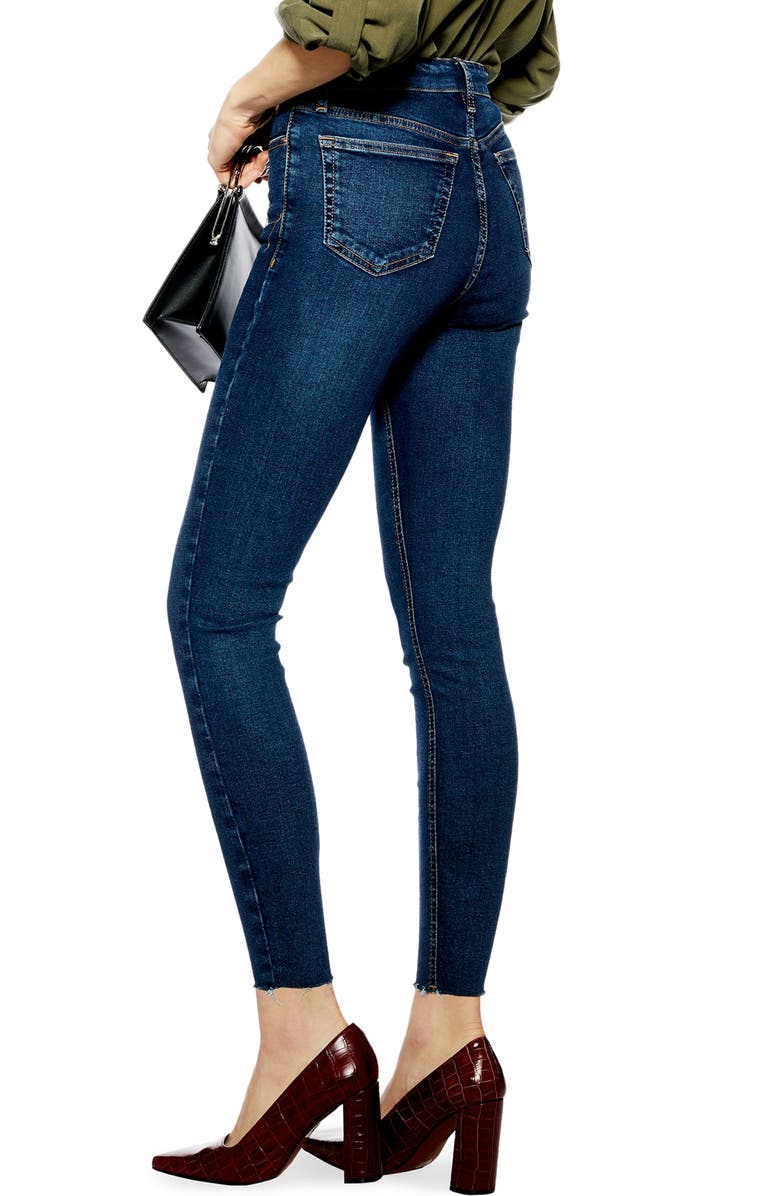 Topshop Jamie High Waist Jeans, Alternate, color,