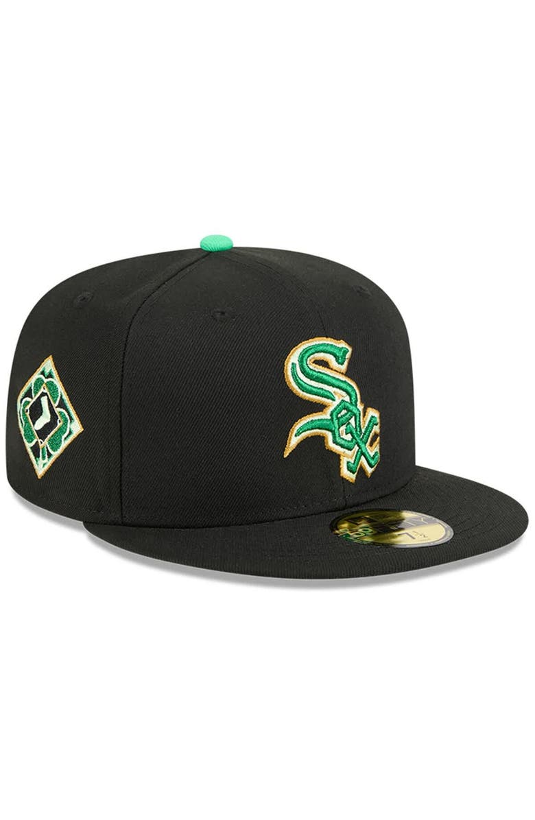 New Era Men's New Era  Black Chicago White Sox 2026 St. Patrick's Day 59FIFTY Fitted Hat, Main, color, Black