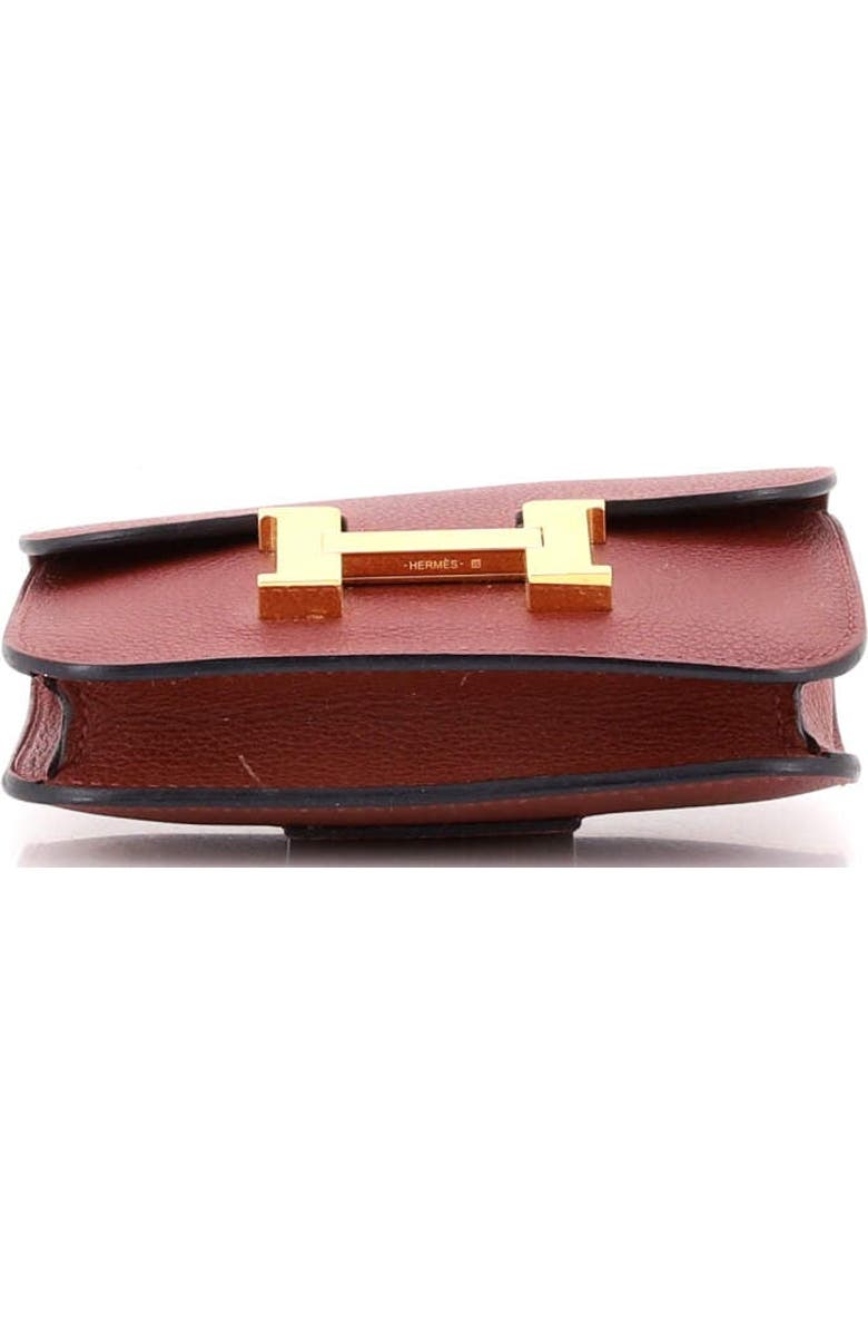 Pre-Owned Hermes Constance Slim Wallet Evercolor, Alternate, color,