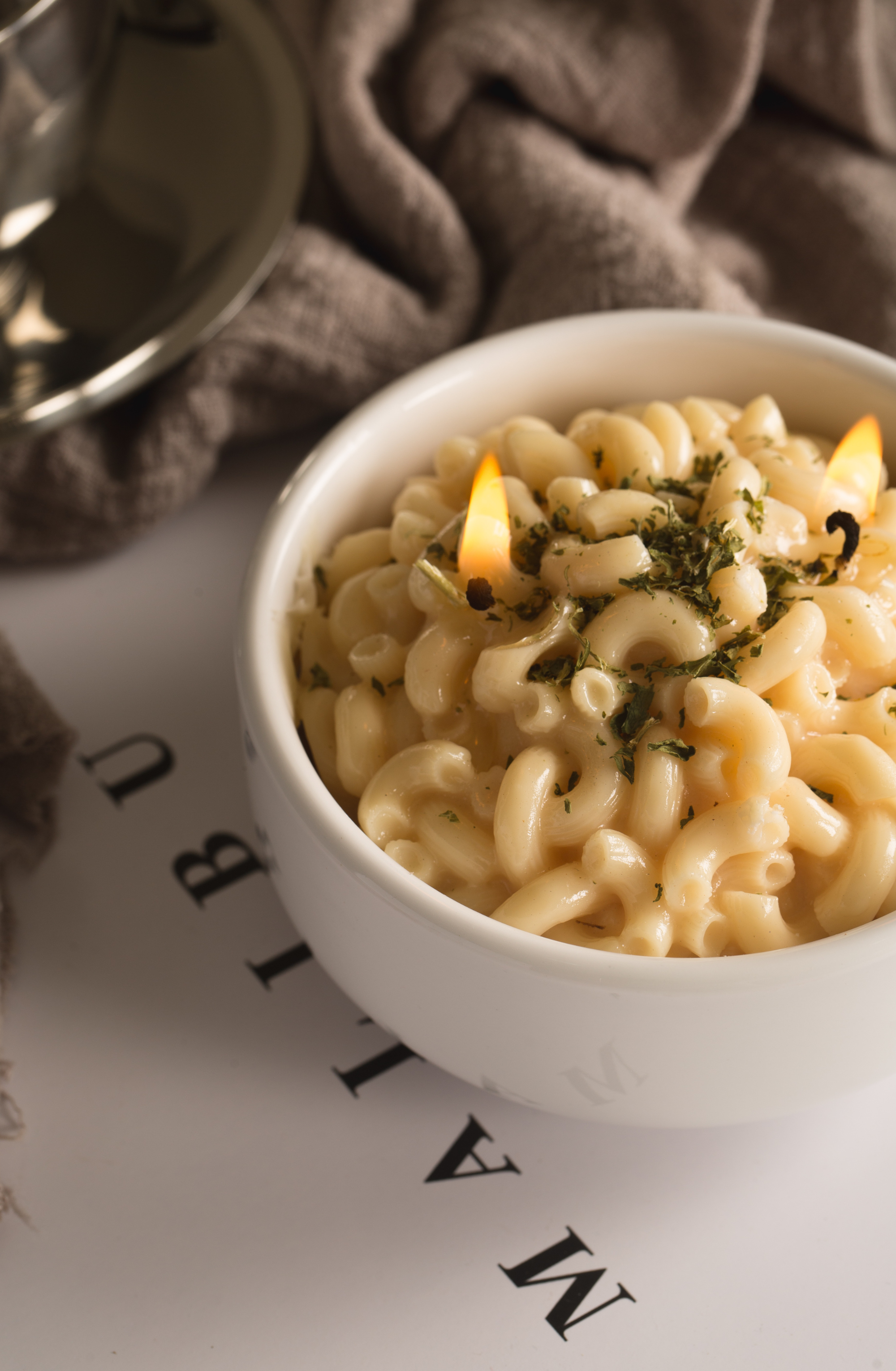 Southlake Gifts Macaroni and Cheese Pasta Candle - Thumbnail 3
