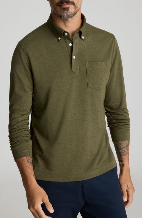 Vargas Long Sleeve Cotton Polo