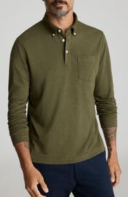 UNTUCKit Vargas Long Sleeve Cotton Polo