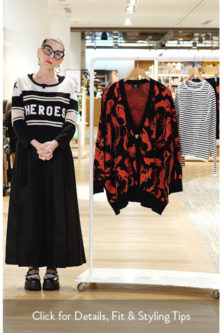 You're My Lobster Oversized Cardigan video