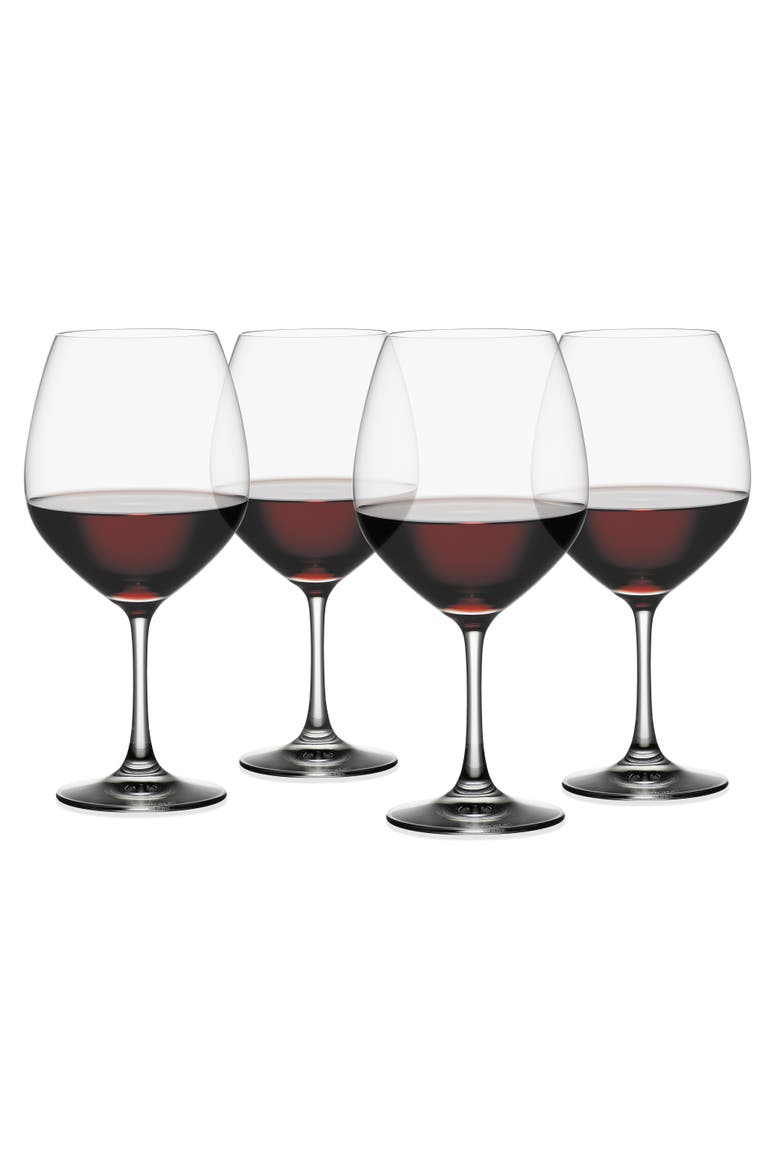 Vino Grande Burgundy Wine Glass Set of 4, Main, color, Clear