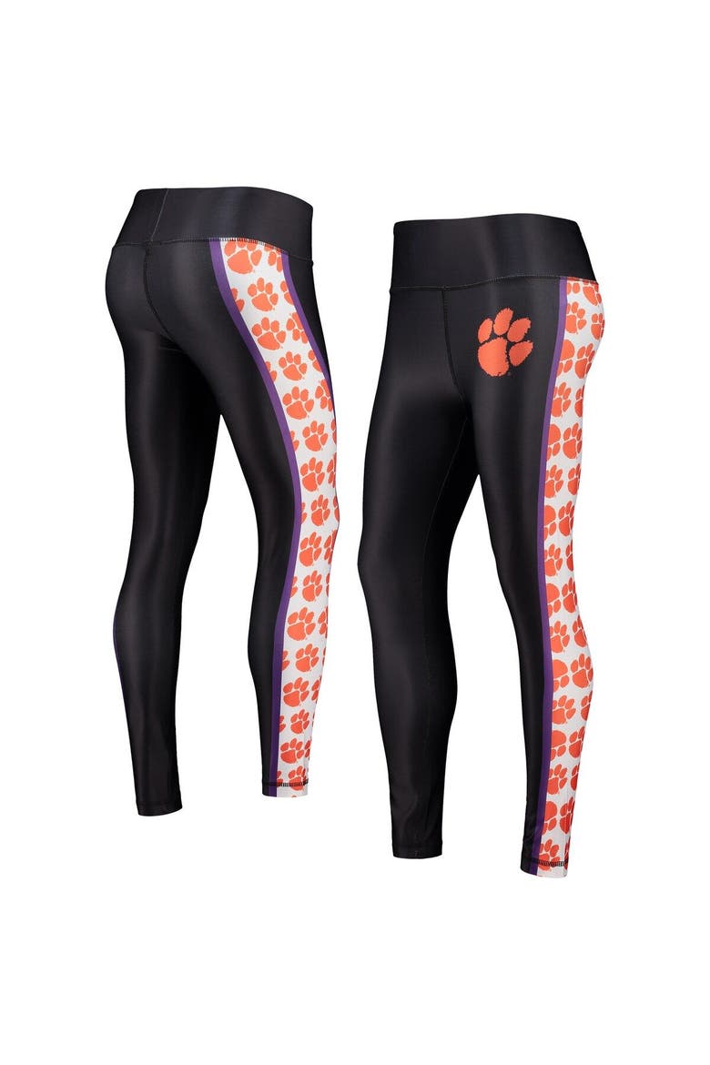 Women's Concepts Sport Black Clemson Tigers Dormer Knit Leggings, Main, color, Black