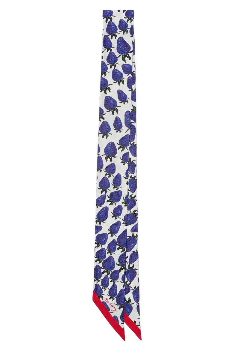 Reversible Print Silk Scarf, Alternate, color, KNIGHT