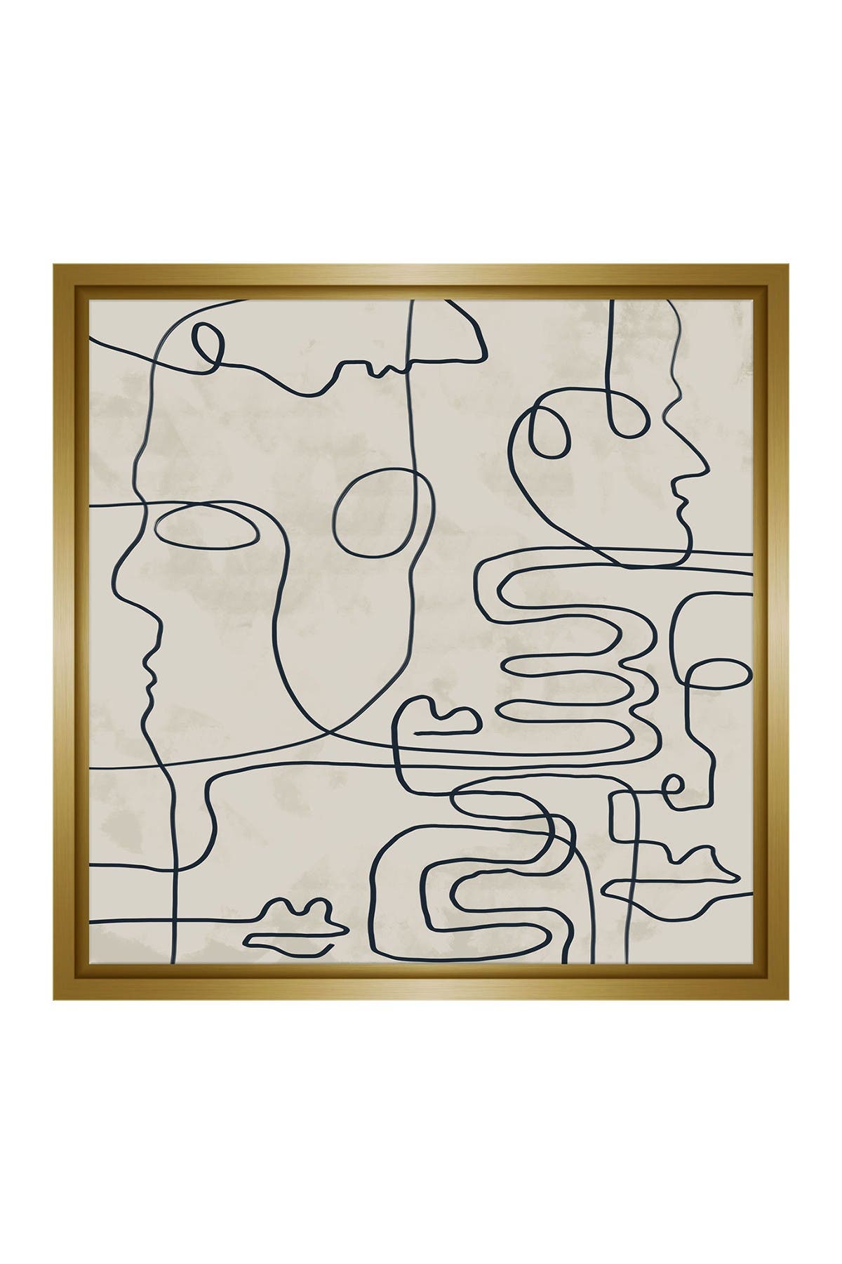 PTM IMAGES Small Line Drawing #27 Square Canvas | Nordstromrack