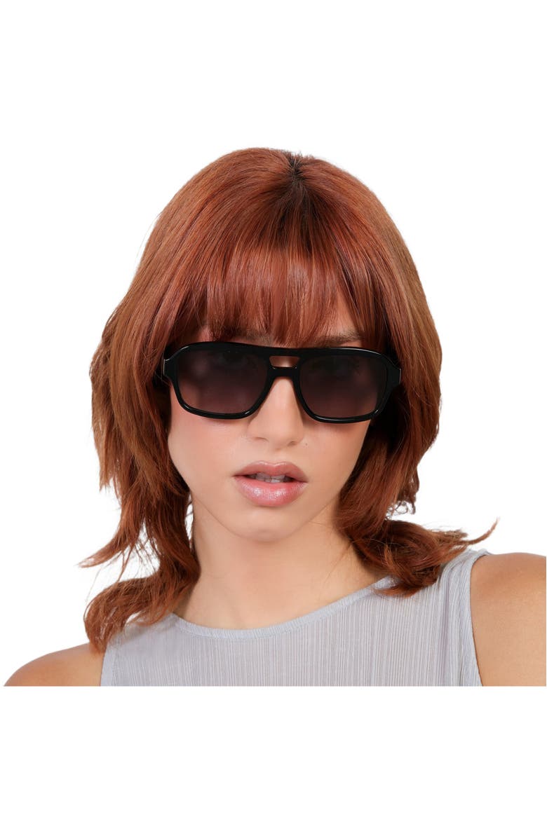 Lyndon Eyewear Morningside Sunglasses, Alternate, color, Black / Grey