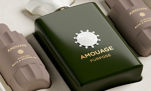 Amouage Purpose 3-piece Fragrance Gift Set In Transparent