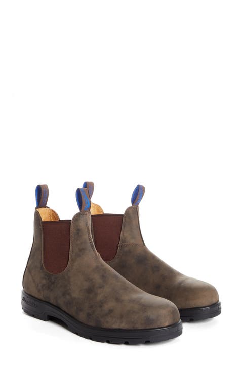 Thermal Waterproof Genuine Shearling Lined Chelsea Boot (Men)