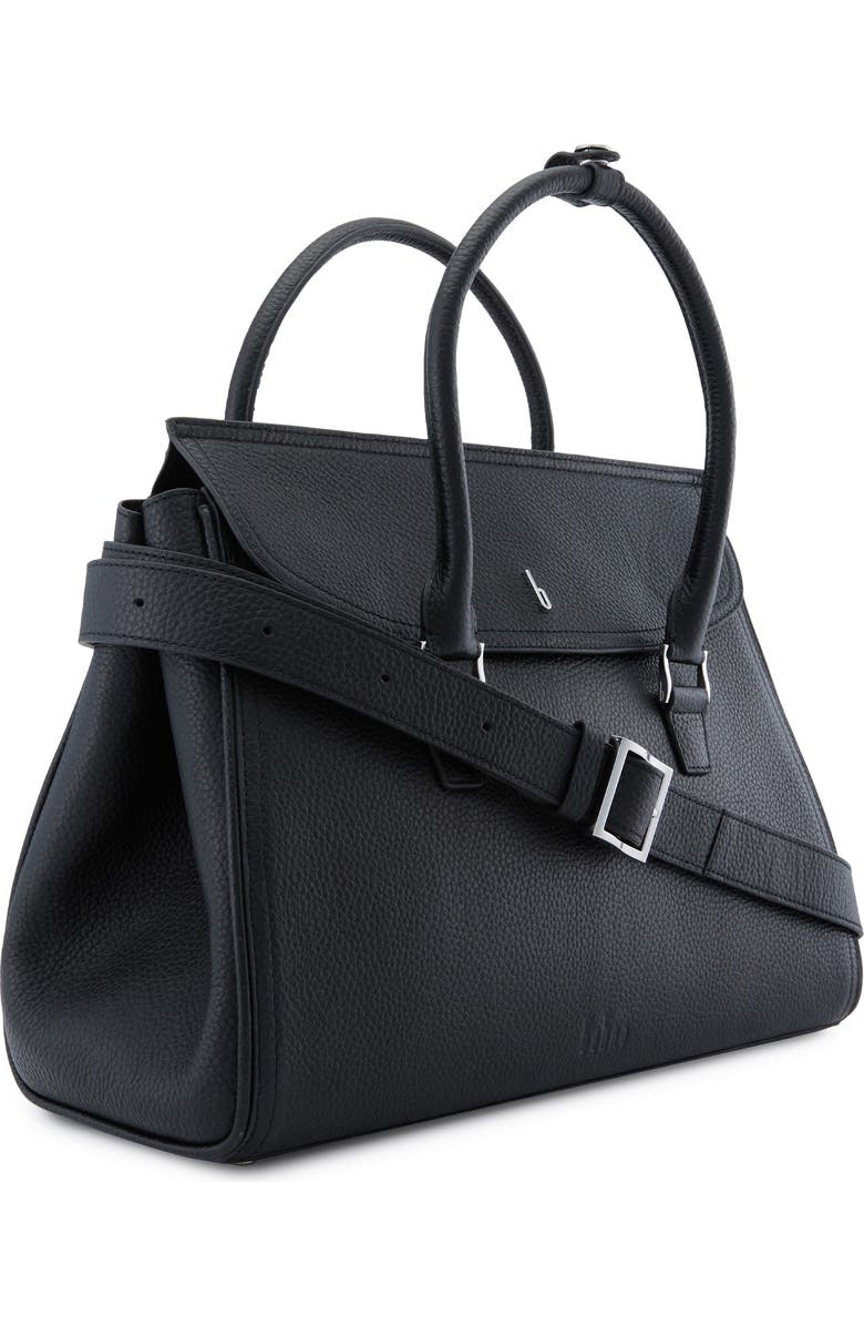 behno Large Coco Pebble Leather Satchel, Alternate, color,