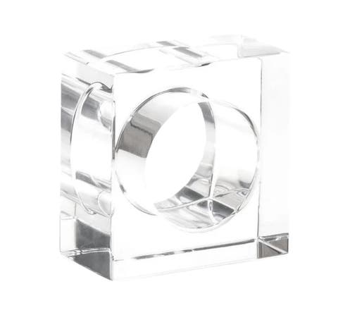 Acrylic Square Napkin Ring
