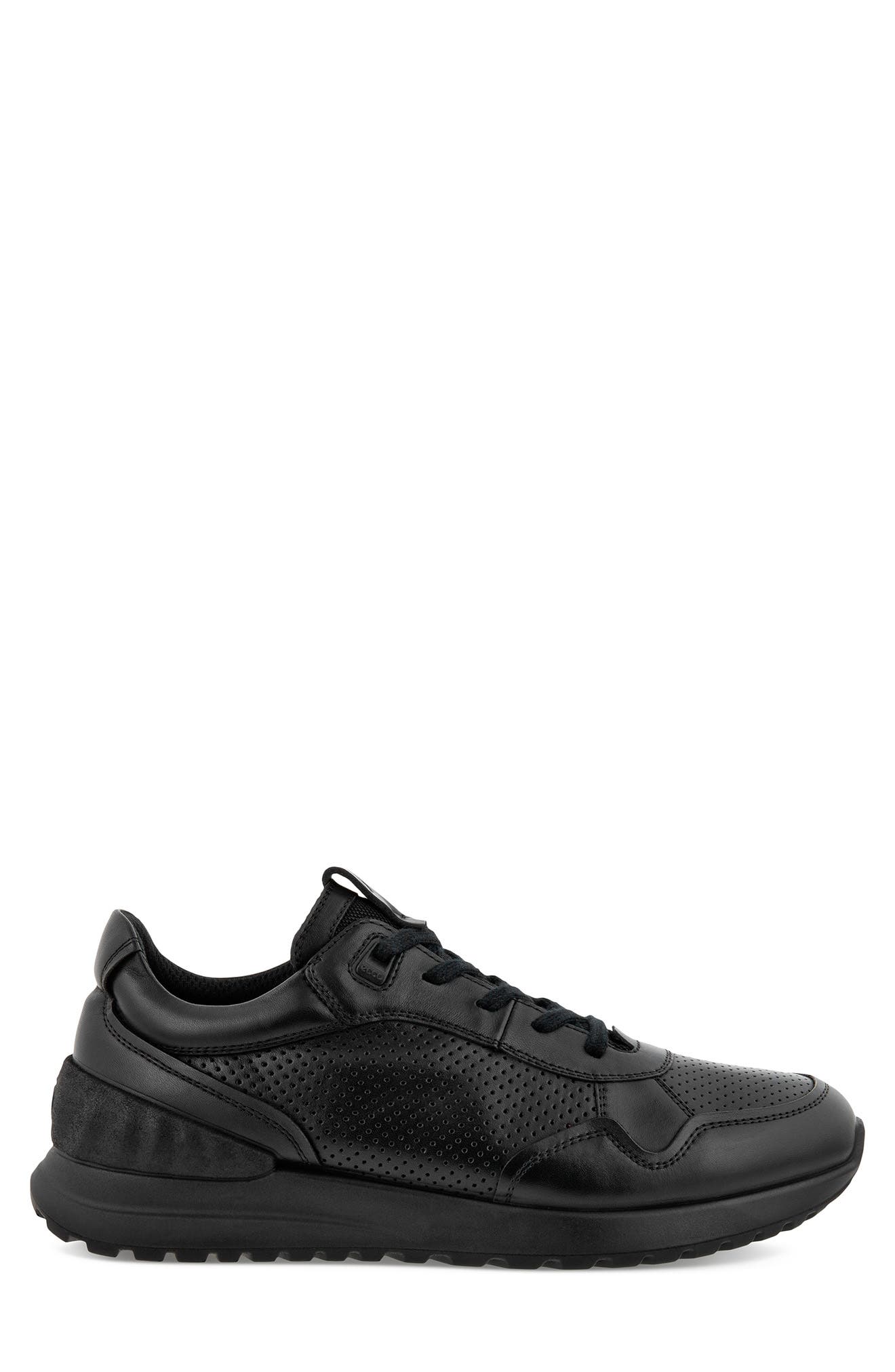 ECCO Astir Lite Perforated Leather Sneaker, Alternate, color, 