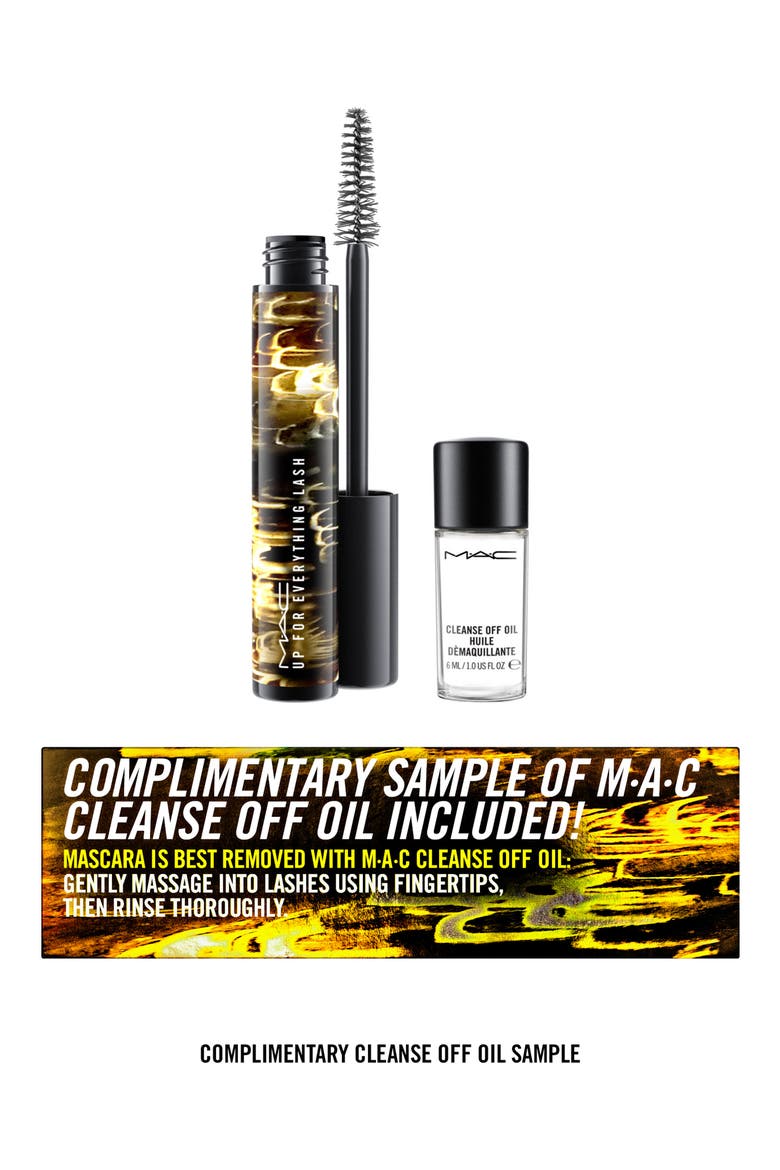 MAC Up For Everything Lash Mascara & Cleanse Off Oil (Limited Edition), Main, color, NO COLOR