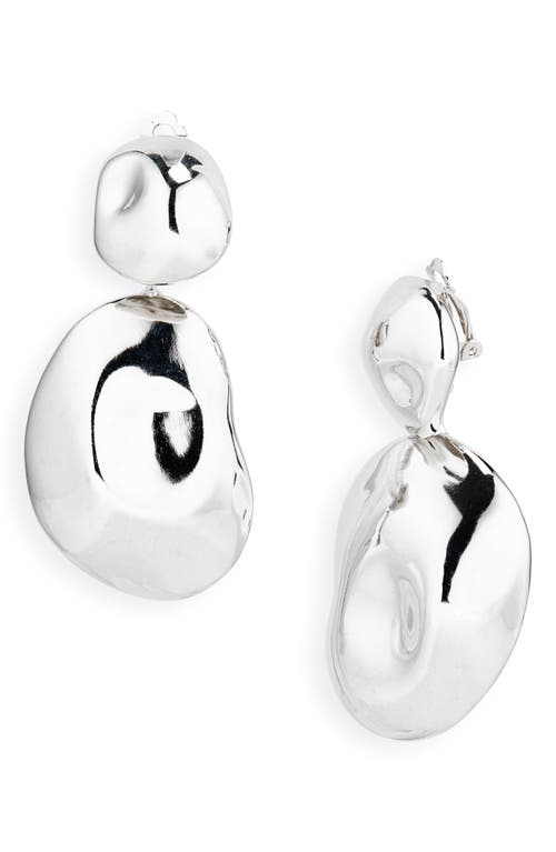 Lelet Ny Zoe Clip-on Drop Earrings In Silver