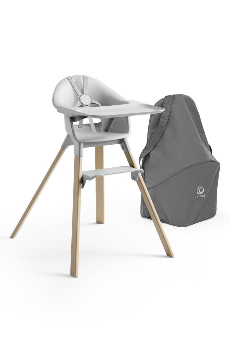 Stokke Clikk<sup>™</sup> Highchair with Travel Bag, Main, color, Grey