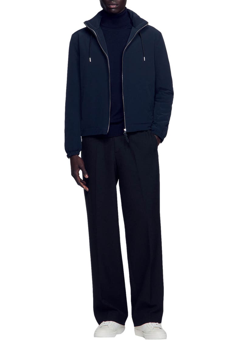 SANDRO Technical fabric jacket, Alternate, color, 