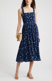 Chelsea28 Floral Sleeveless Fit & Flare Sundress