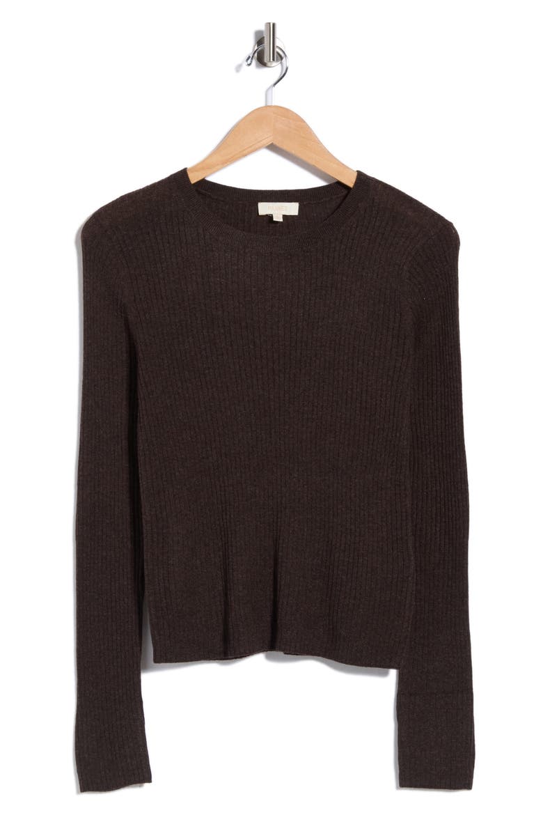 Rib Crewneck Sweater, Main, color, DELICIOSO