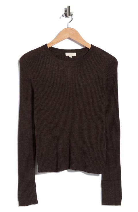 Rib Crewneck Sweater